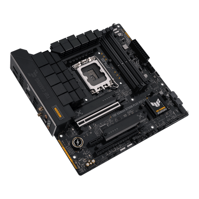 ASUS TUF GAMING B760M-PLUS WIFI D4 Intel B760 LGA 1700 micro ATX LGA 1700 micro ATX Bundkort