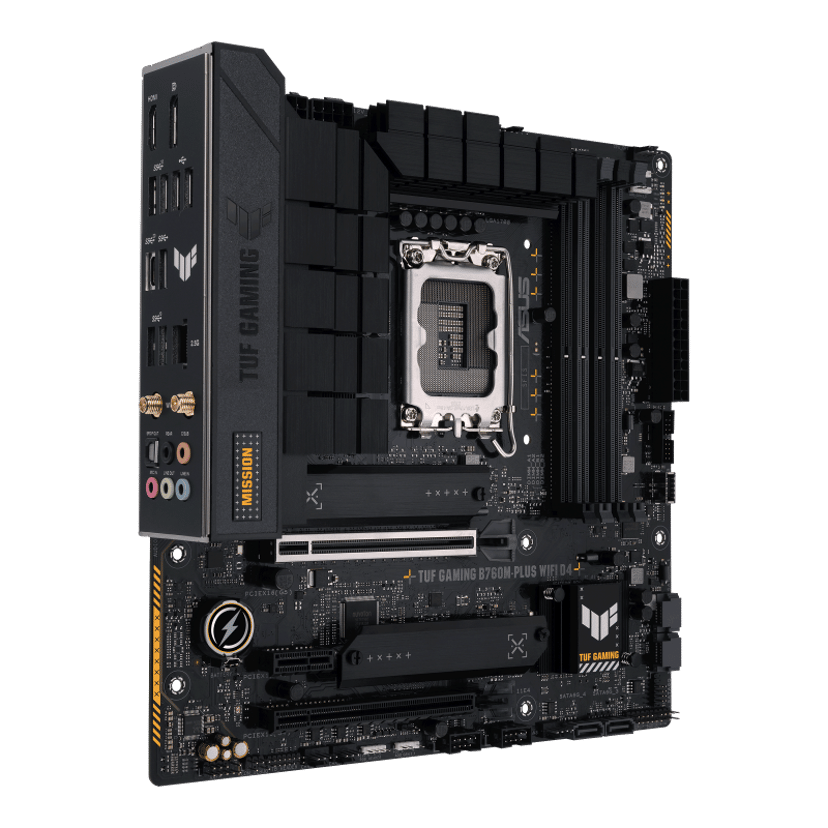 ASUS TUF GAMING B760M-PLUS WIFI D4 Intel B760 LGA 1700 micro ATX LGA 1700 micro ATX Bundkort