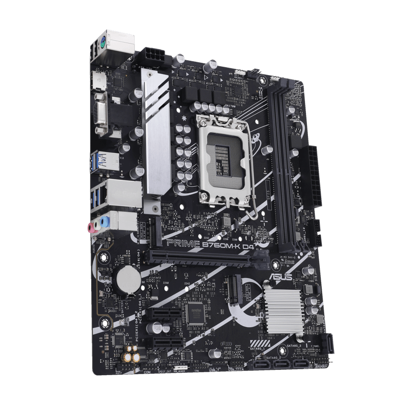 ASUS PRIME B760M-K D4 Intel B760 LGA 1700 micro ATX LGA 1700 micro ATX Bundkort