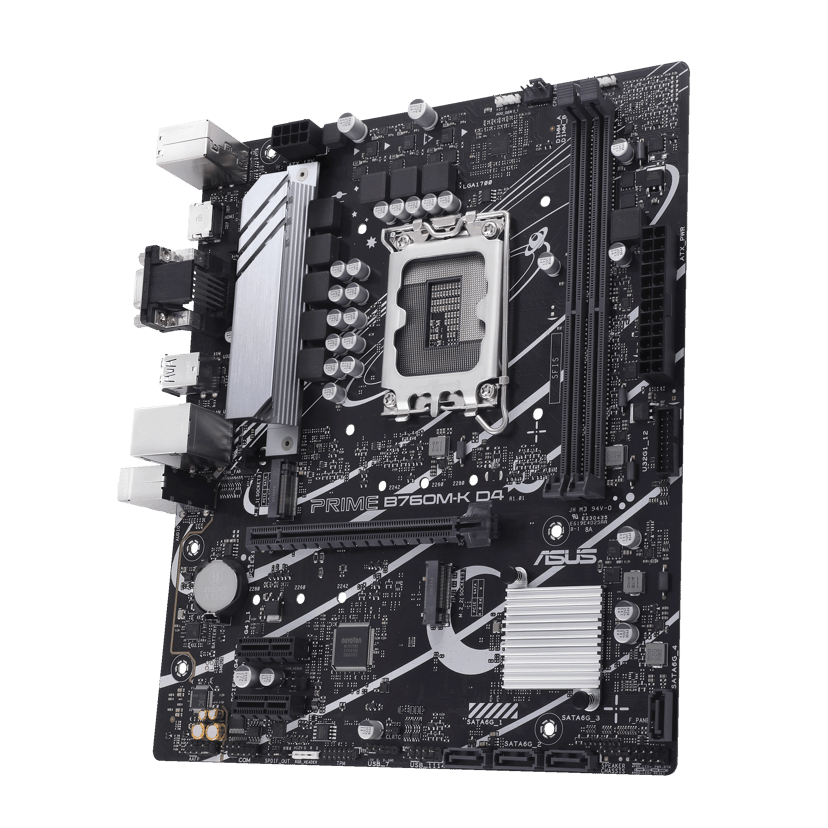 ASUS PRIME B760M-K D4 Intel B760 LGA 1700 micro ATX LGA 1700 micro ATX Bundkort