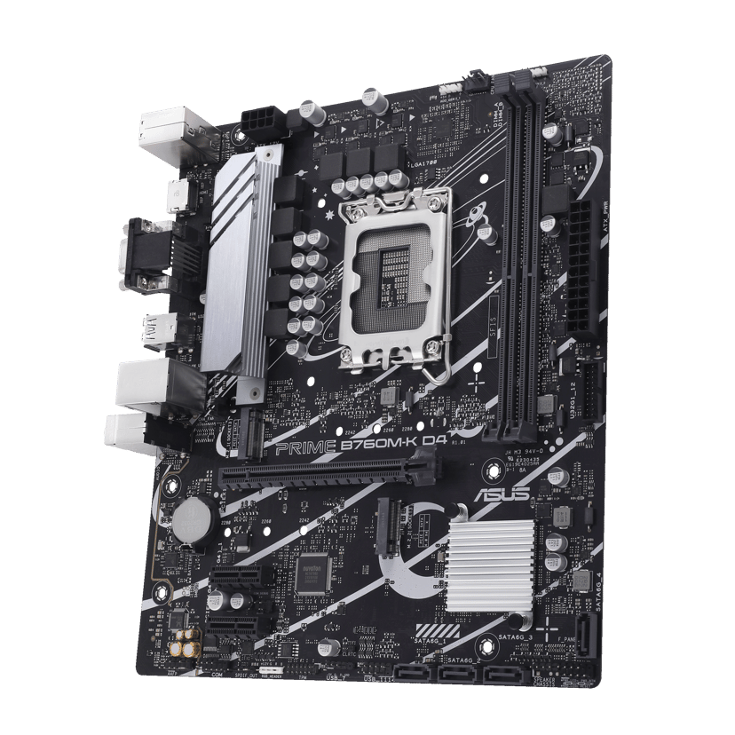 ASUS PRIME B760M-K D4 Intel B760 LGA 1700 micro ATX LGA 1700 Micro-ATX Moederbord