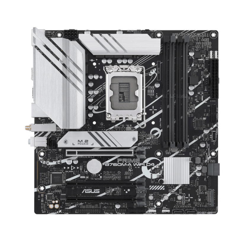 ASUS Prime B760M-A WIFI D4 LGA 1700 micro ATX Moederbord