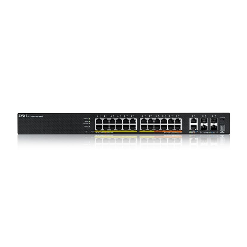 Zyxel Nebula XGS2220 24-Port 2x10G 4xSFP+ PoE 400W Switch