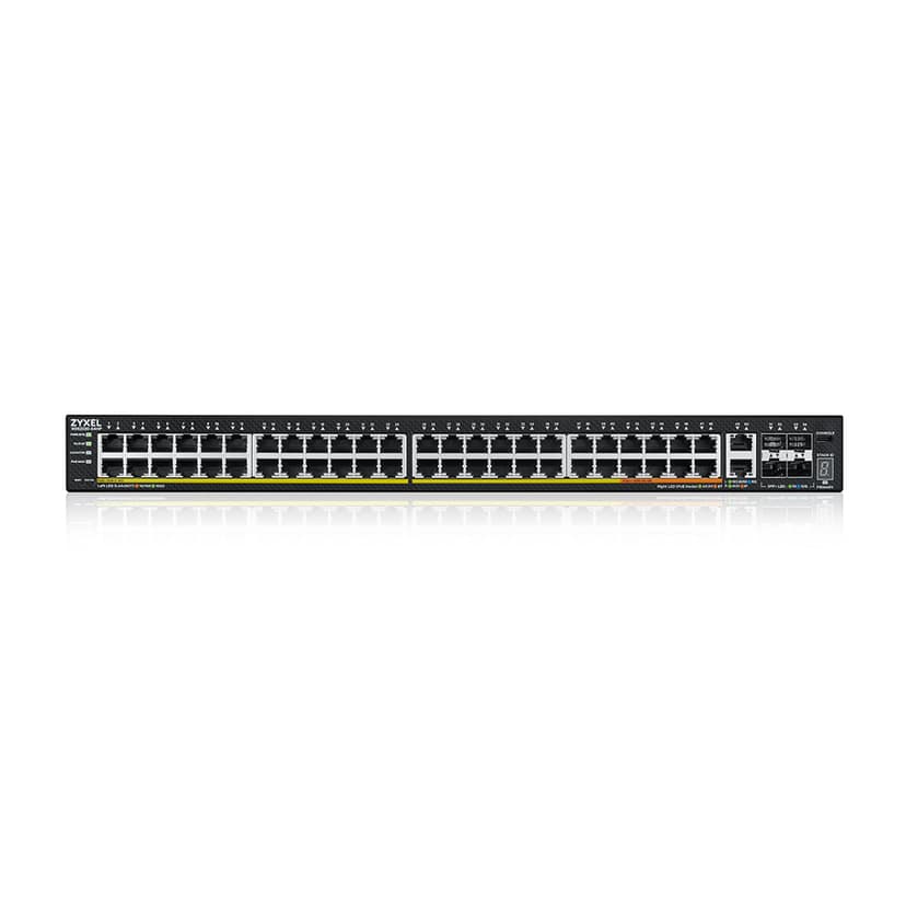 Zyxel Nebula XGS2220 48-Port 2x10G 4xSFP+ PoE 600W Switch