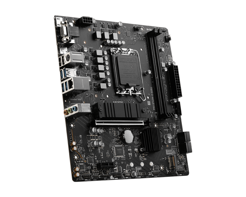 MSI PRO B760M-G DDR4 LGA 1700 Micro-ATX Hovedkort