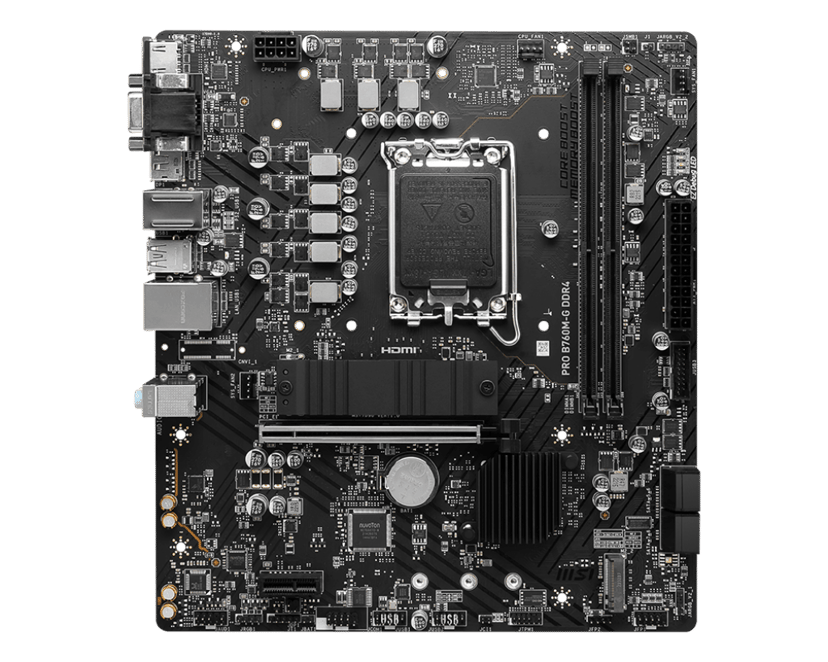 MSI PRO B760M-G DDR4 LGA 1700 Micro-ATX Emolevyt
