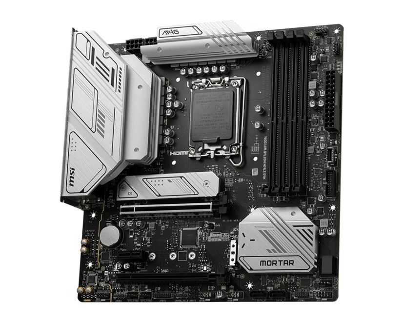 MSI MAG B760M Mortar WIFI DDR4 LGA 1700 micro ATX Bundkort