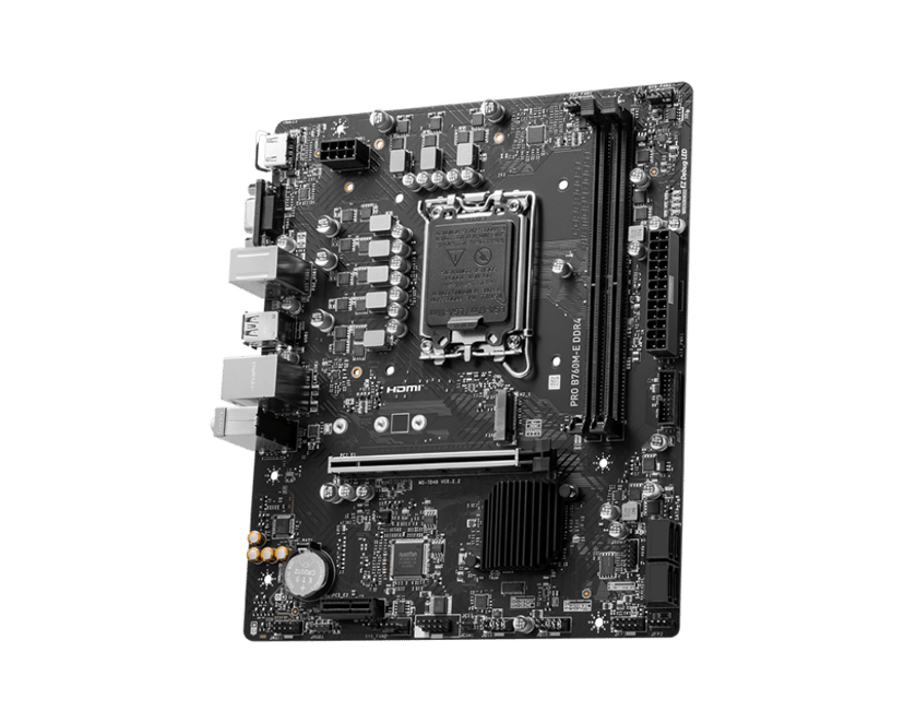 MSI Pro B760M-E DDR4 LGA 1700 micro ATX Moderkort