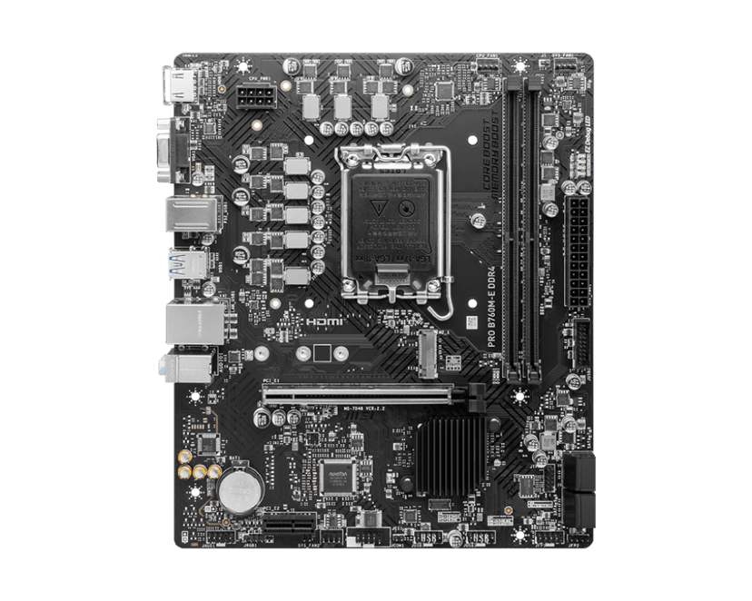 MSI Pro B760M-E DDR4 LGA 1700 micro ATX Moderkort