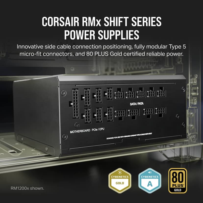 Corsair RM1000x Shift 1000W ATX 80 PLUS Gold Nätaggregat