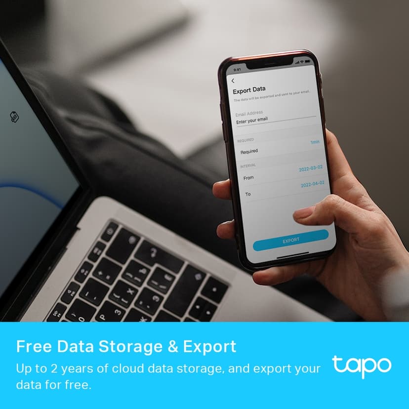 TP-Link Tapo T315 inomhus Temperatur- och fuktighetssensor Fristående Trådlös