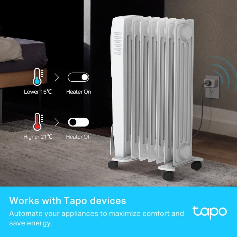 TP-Link Tapo T315 inomhus Temperatur- och fuktighetssensor Fristående Trådlös