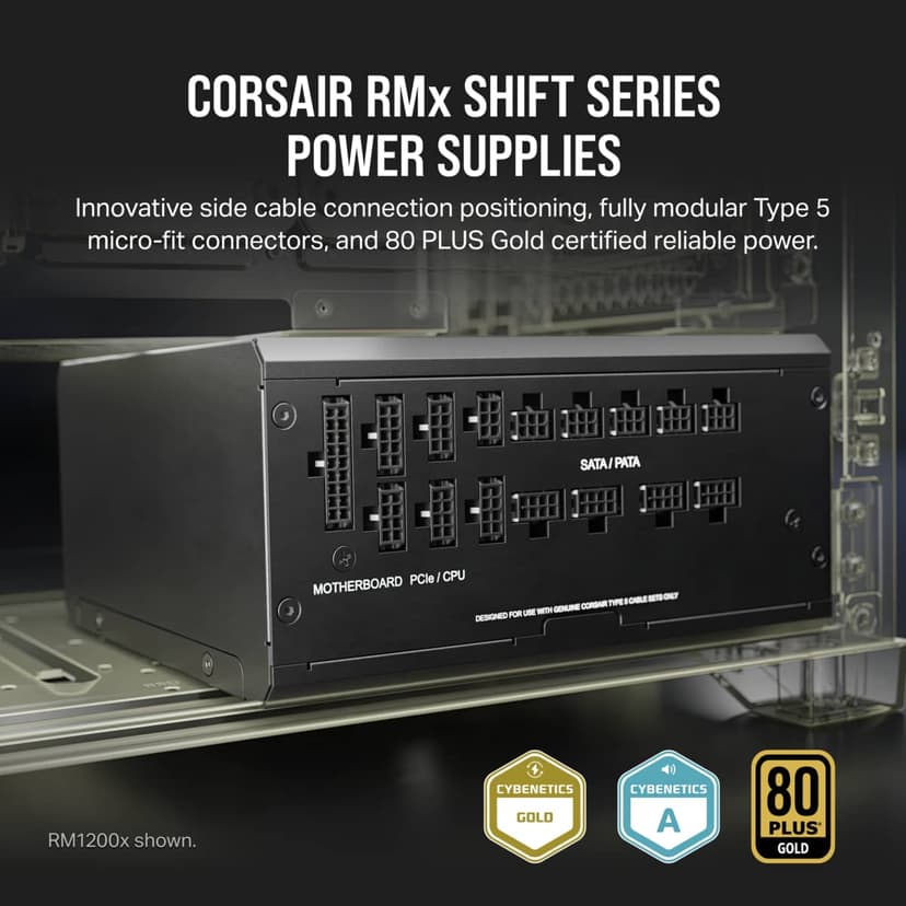Corsair RM850x Shift 850W ATX 80 PLUS Gold Voeding