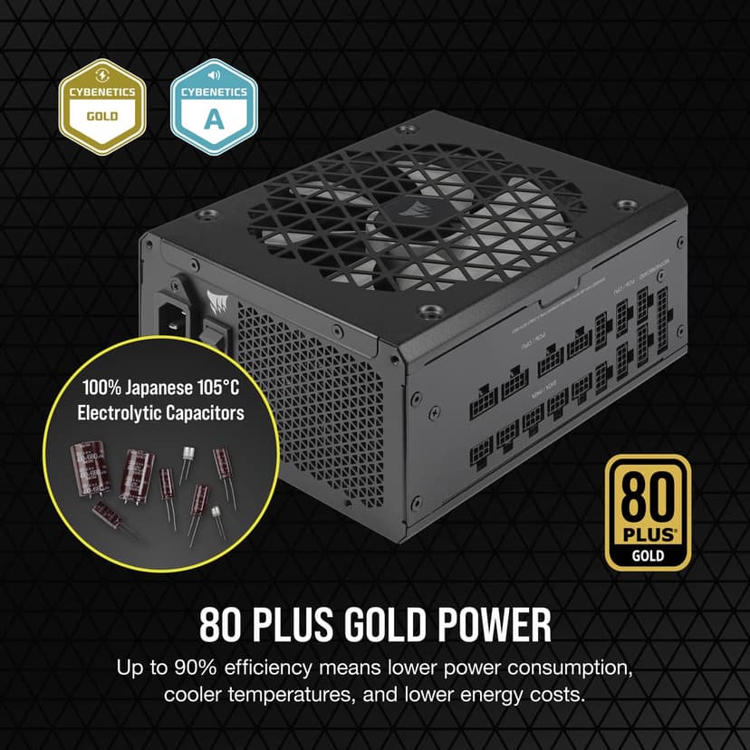 Corsair RM1200x Shift 1200W ATX 80 PLUS Gold Virtalähde