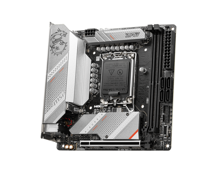 MSI MPG B760I EDGE WIFI DDR4 moderkort Intel B760 LGA 1700 Mini-ITX LGA 1700 Mini-ITX Moderkort