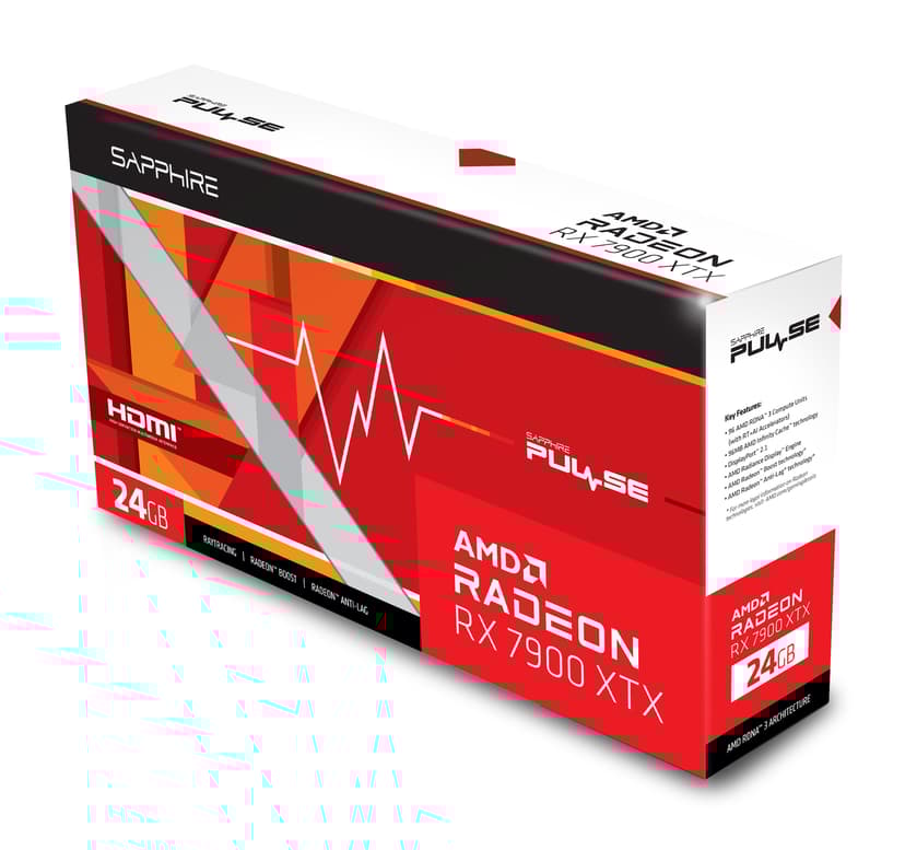 Sapphire Radeon RX 7900 XTX Pulse OC 24GB