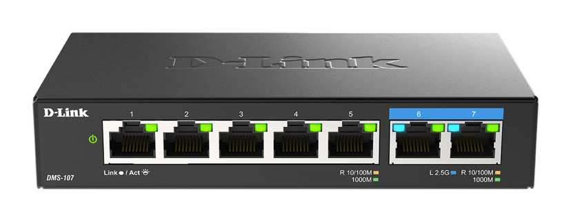 D-Link DMS-107 5-Port 2.5 Gigabit Switch