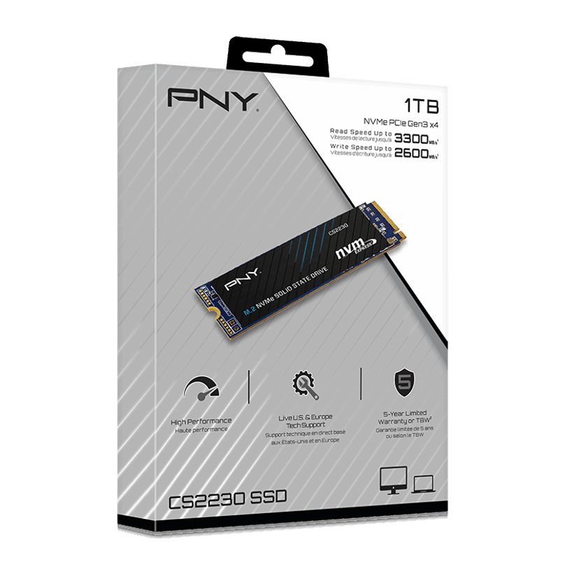PNY CS2230 1TB SSD M.2 2280 PCIe 3.0
