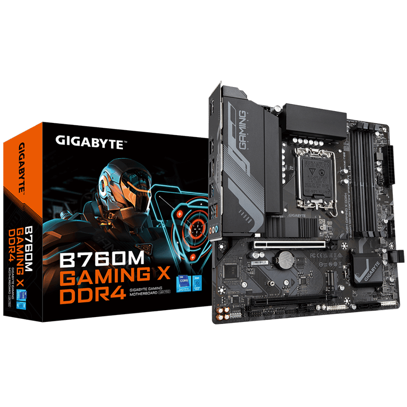Gigabyte B760M Gaming X DDR4 LGA 1700 micro ATX Moederbord