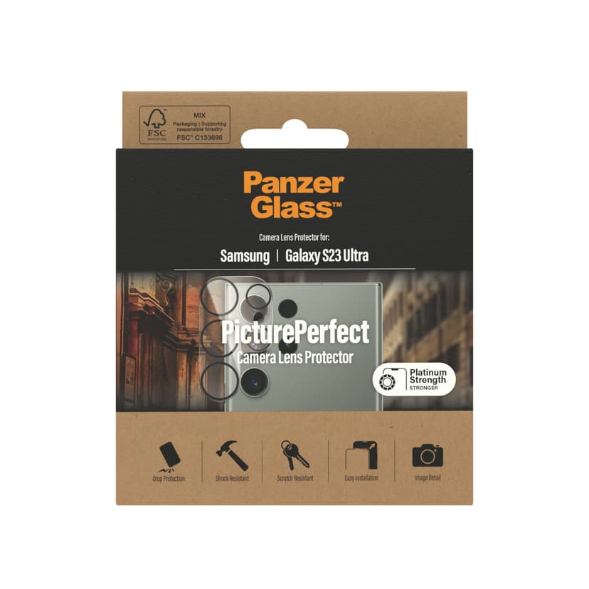 Panzerglass PicturePerfect Camera Lens Protector for Samsung Galaxy S23 Ultra