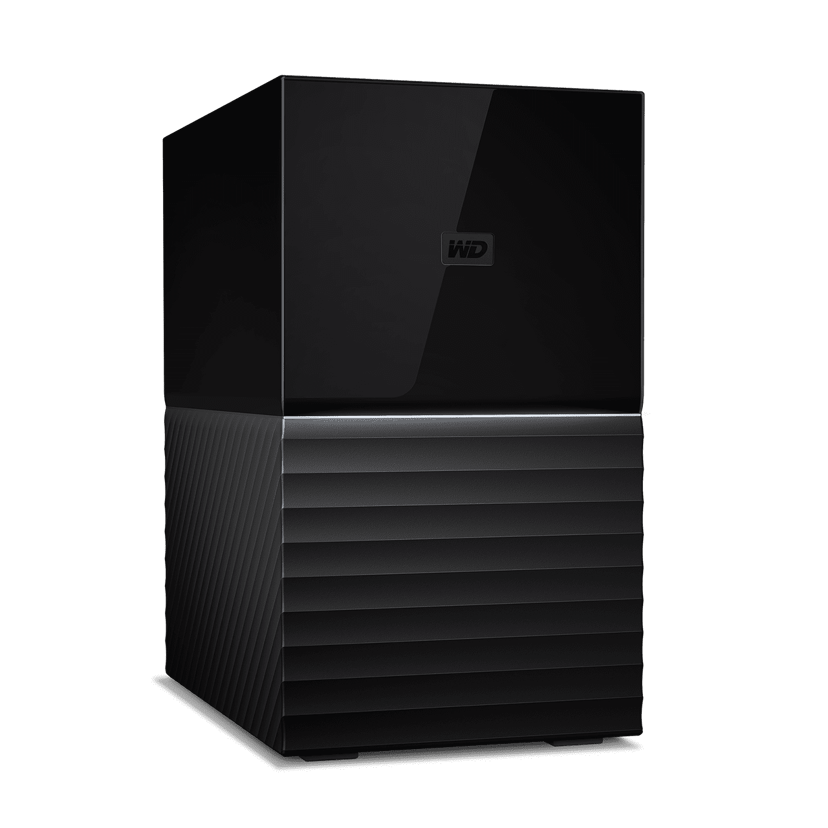 WD My Book DUO Desktop RAID STORAGE 44TB Svart