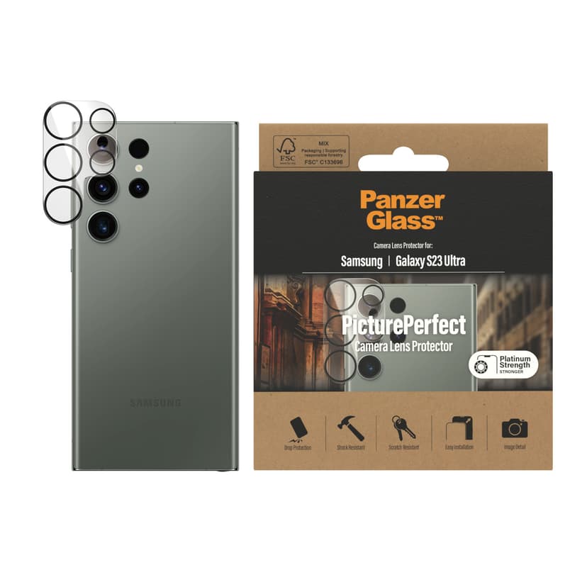 Panzerglass PicturePerfect Camera Lens Protector for Samsung Galaxy S23 Ultra