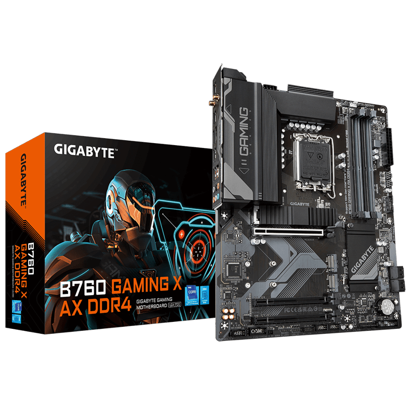 Gigabyte B760 GAMING X AX DDR4 bundkort Intel B760 Express LGA 1700 ATX LGA 1700 ATX