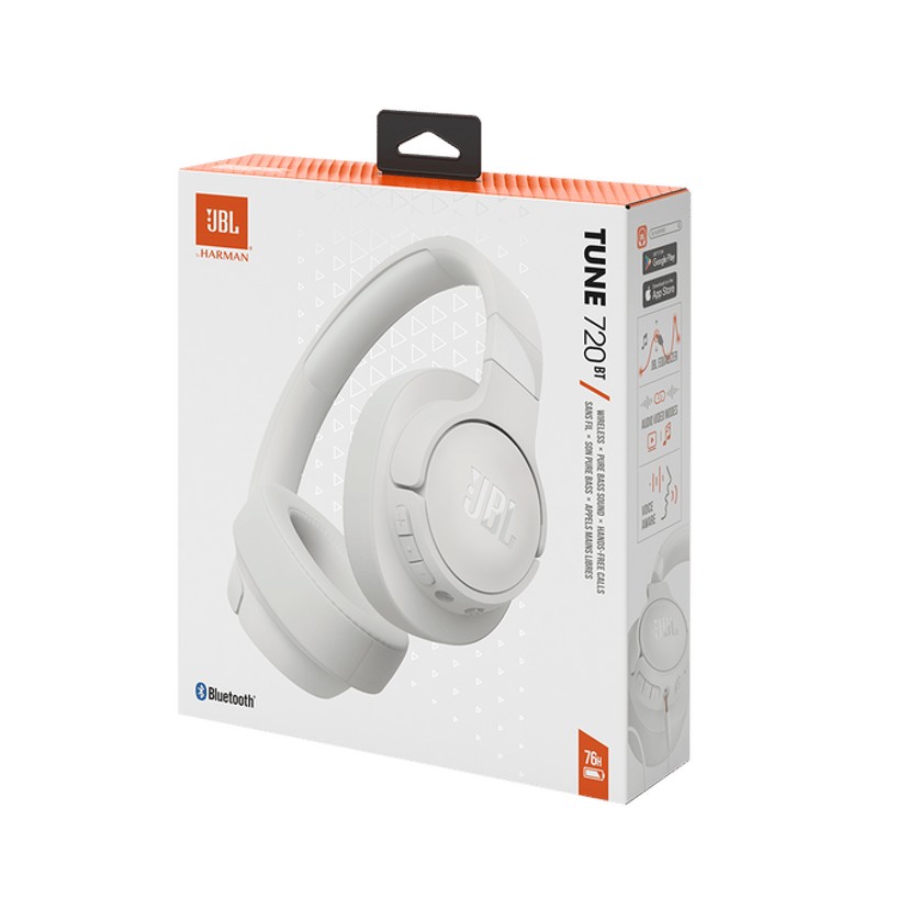 JBL Tune 720BT Stereo USB-C Hvit