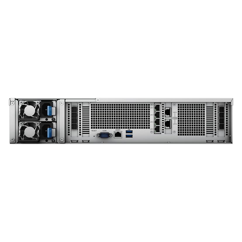 Synology SA SA6400 NAS- & lagringsservrar Rack (2U) EPYC 7272 32 GB DDR4 0 TB DiskStation Manager Svart