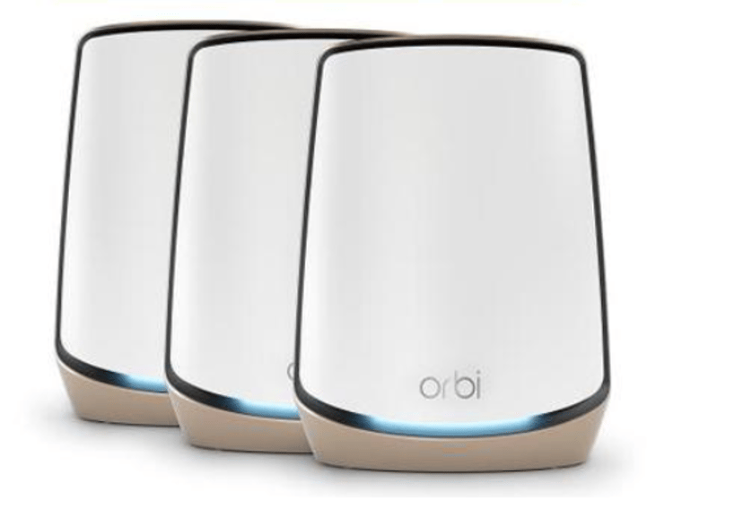 Netgear Orbi 863 Ax6000 Tb 10g 3pck White W/1y Armor