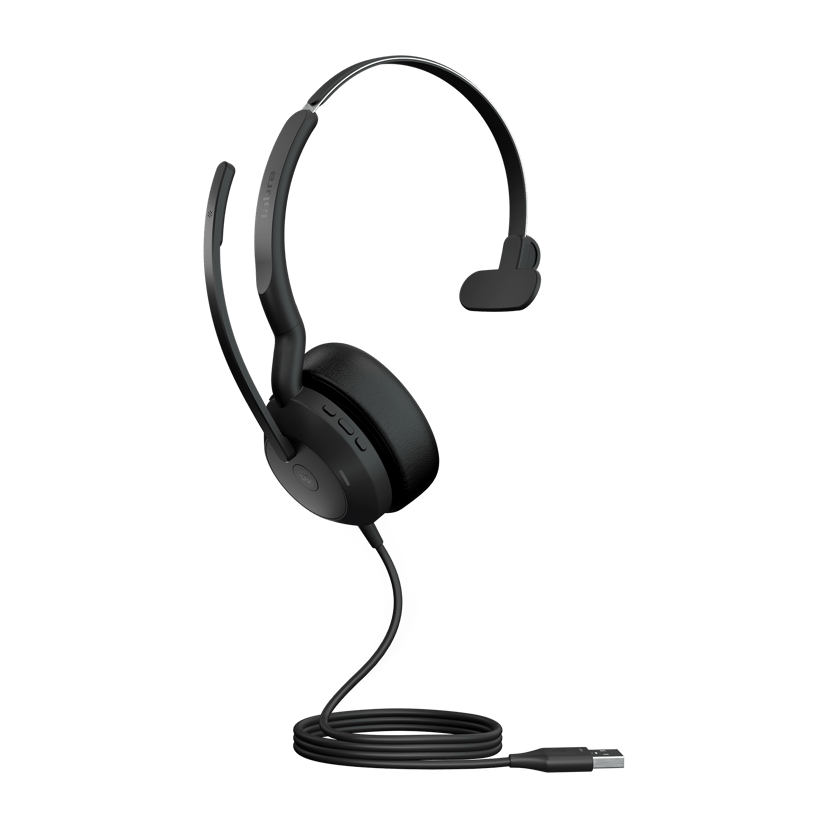 Jabra Evolve2 50 Mono USB-A Microsoft Teams Musta