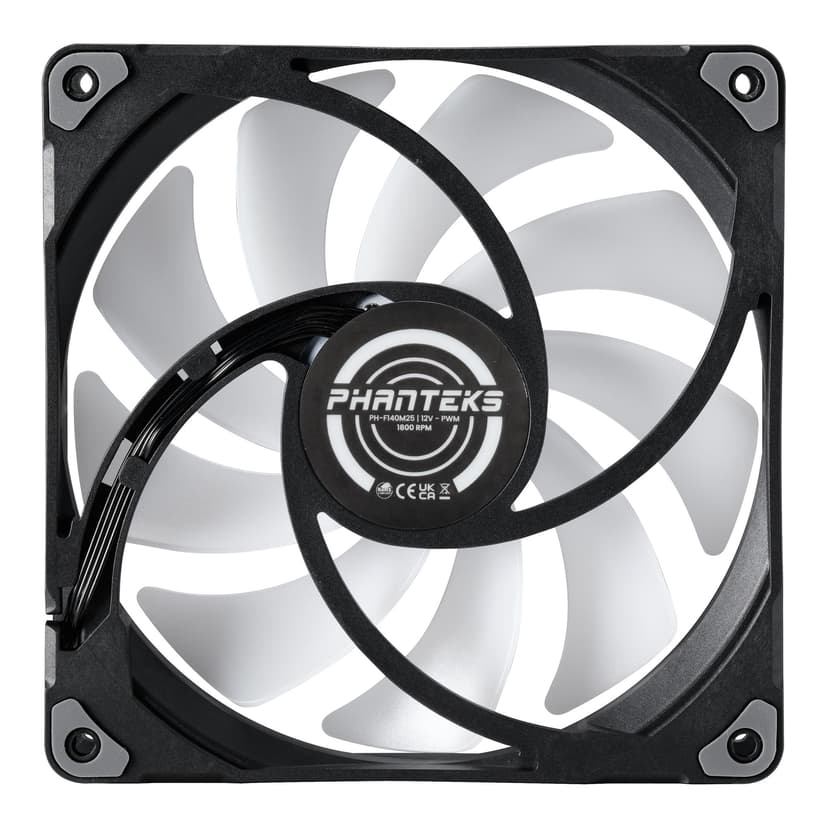 Phanteks M25 140MM PWM DRGB Fläkt Svart