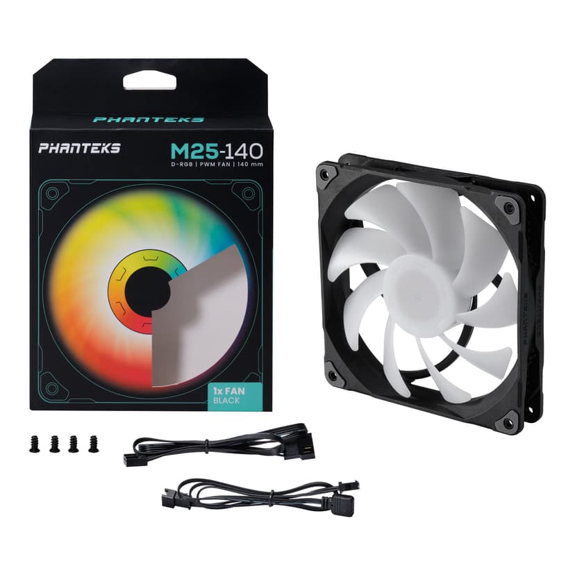 Phanteks M25 140MM PWM DRGB Tuuletin Musta