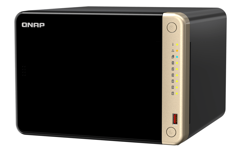 QNAP TS-664-8G 6-Bay Desktop 0TB NAS-Server