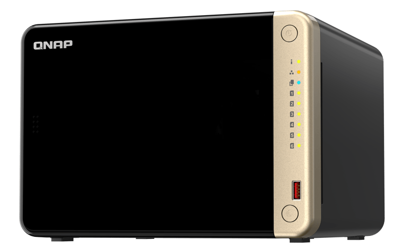 QNAP TS-664-8G 6-Bay Desktop 0TB NAS-Server