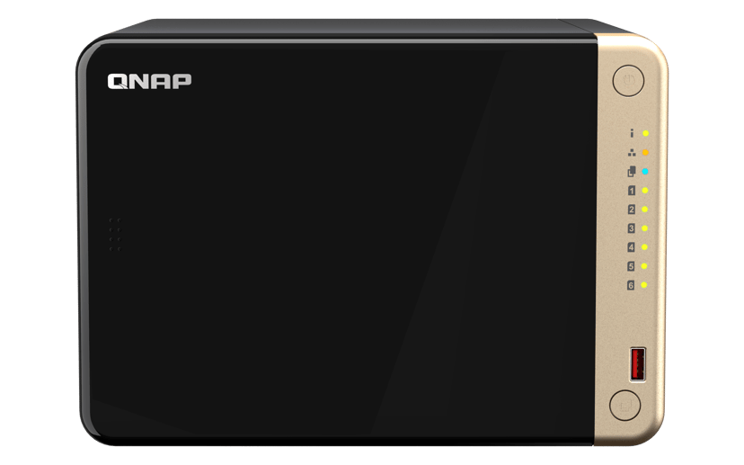 QNAP TS-664-8G 6-Bay Desktop 0TB NAS-Server