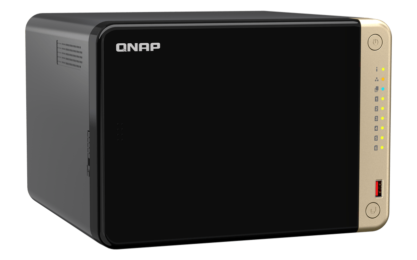QNAP TS-664-8G 6-Bay Desktop 0TB NAS-Server