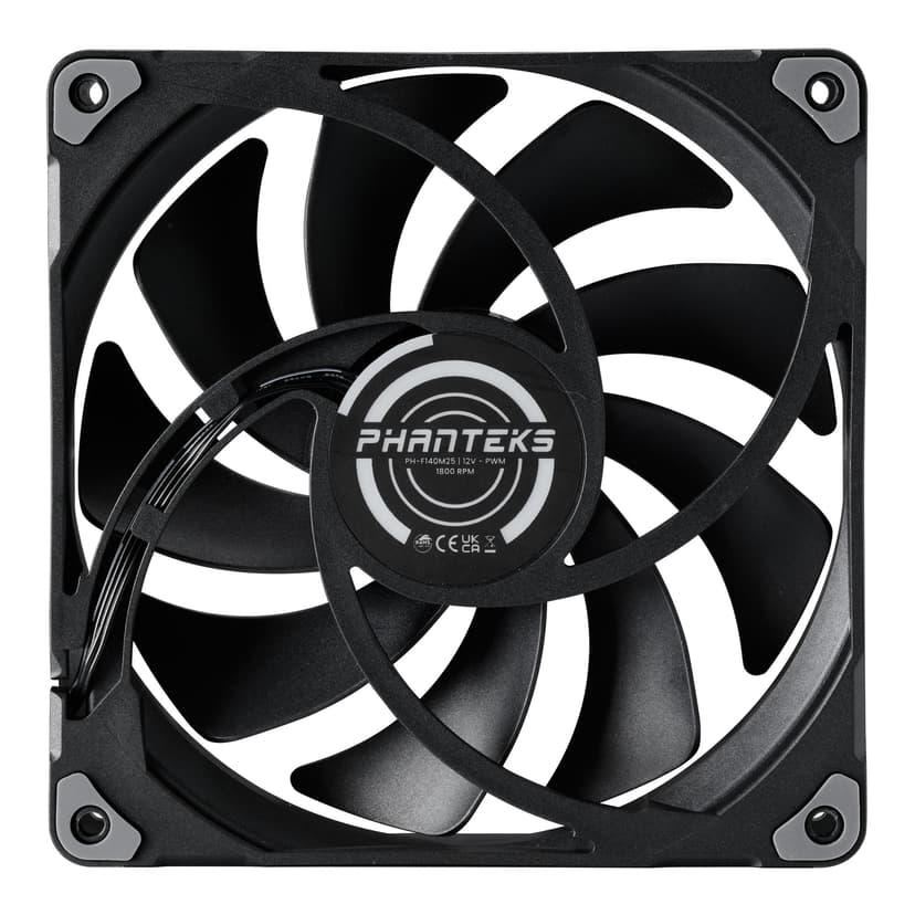 Phanteks M25 140MM PWM Vifte Sort