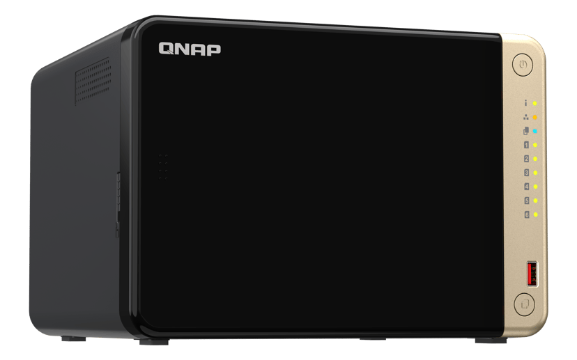 QNAP TS-664-8G 6-Bay Desktop 0TB NAS-Server