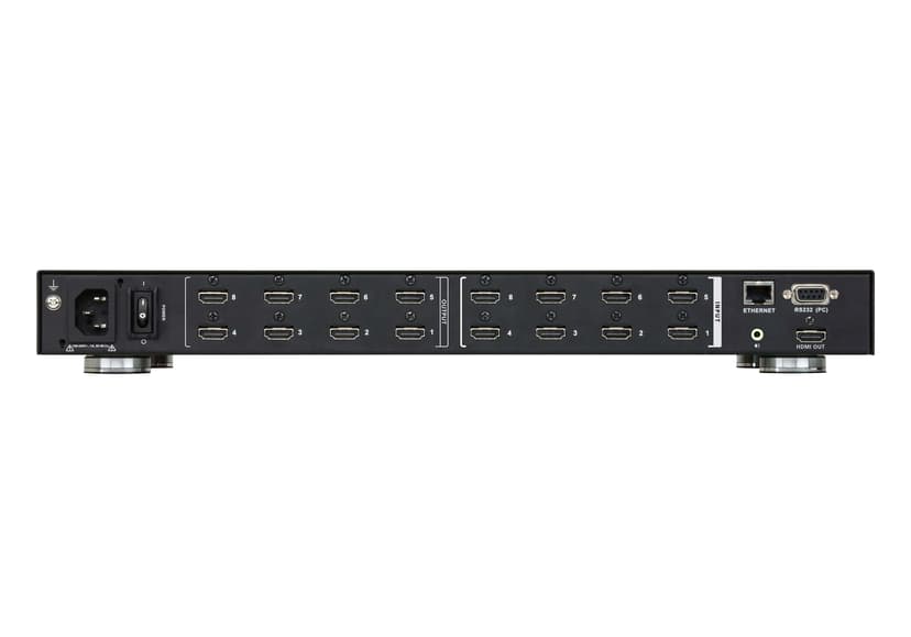 Aten 8 x 8 HDMI Matrix Switch with AV-matrixschakelaar 58,1 W