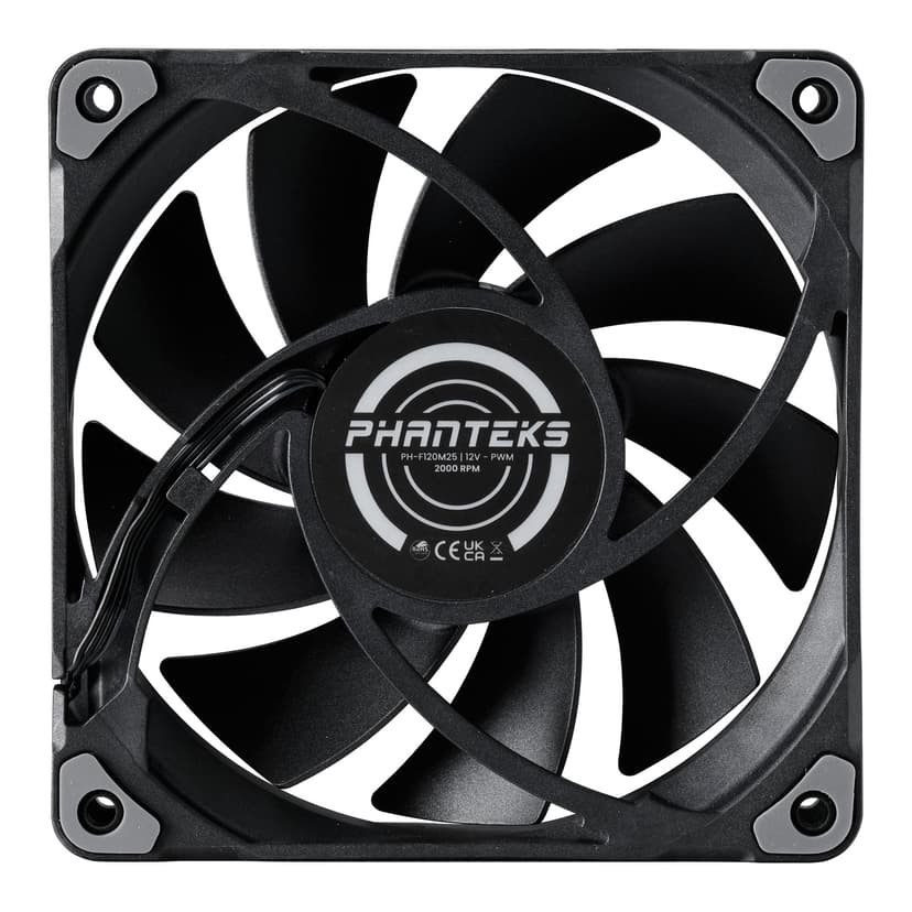 Phanteks M25 120MM PWM Vifte Svart