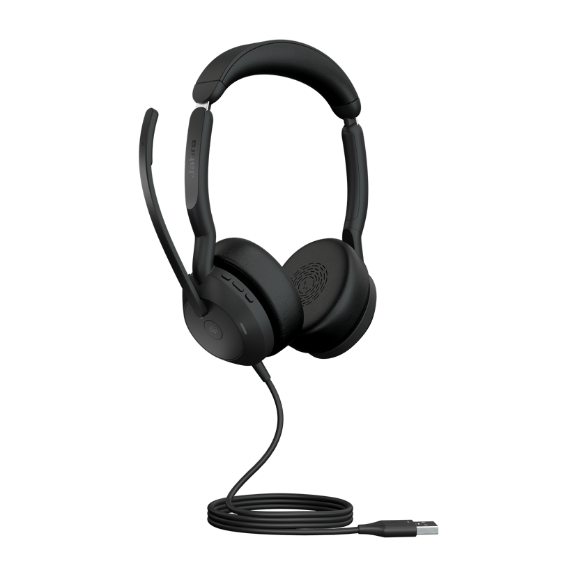 Jabra Evolve2 50 Stereo USB-A Microsoft Teams Musta