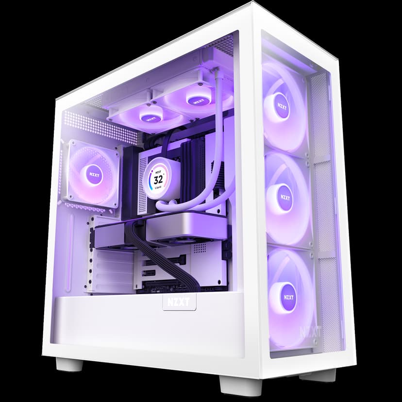 NZXT Kraken Elite 240 RGB AiO væskekjøler Hvit