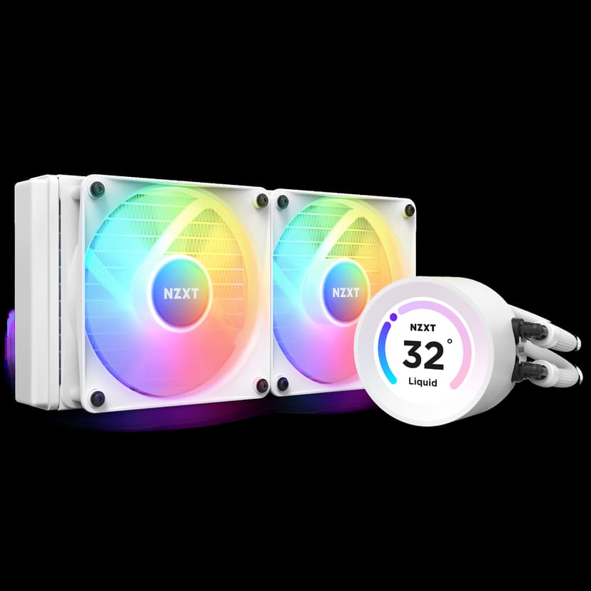 NZXT Kraken Elite 240 RGB AiO -nesteenjäähdytin Valkoinen