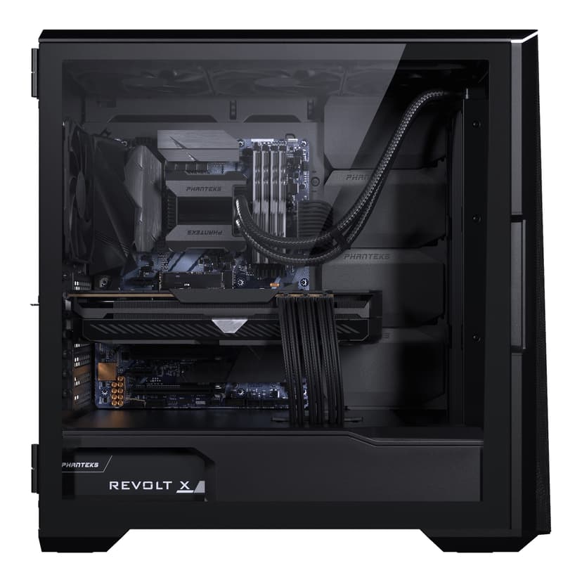 Phanteks ECLIPSE G500A Midi Tower Svart Midi Tower Svart