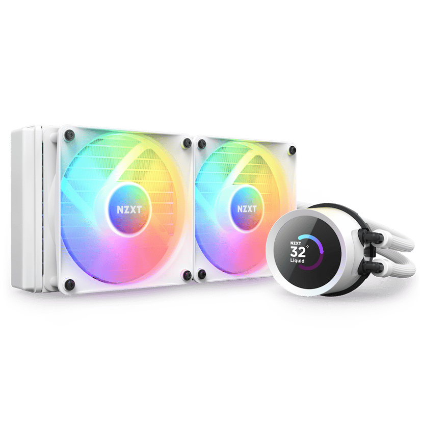 NZXT Kraken 240 RGB AiO væskekjøler Hvit