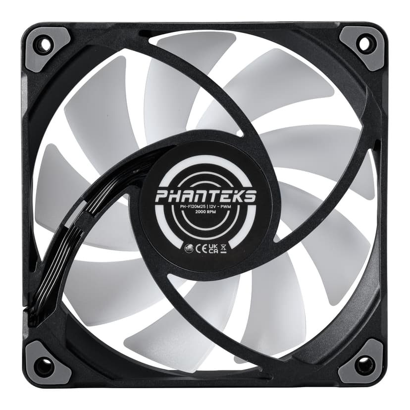 Phanteks M25 120MM PWM DRGB Vifte Svart