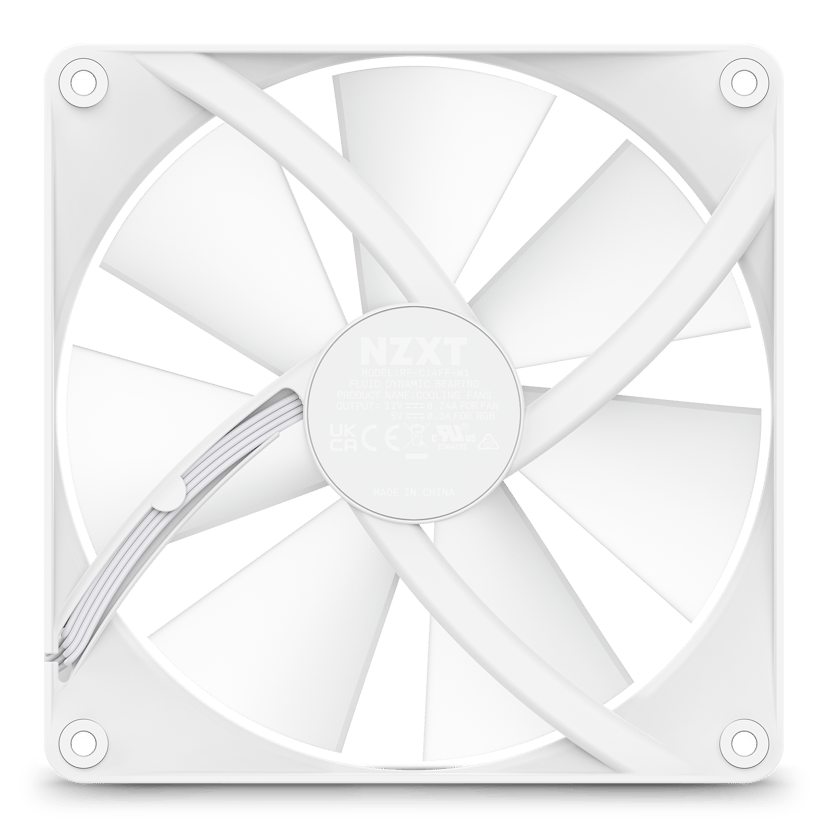NZXT NZXT F140 RGB Core 140MM Tuuletin Valkoinen