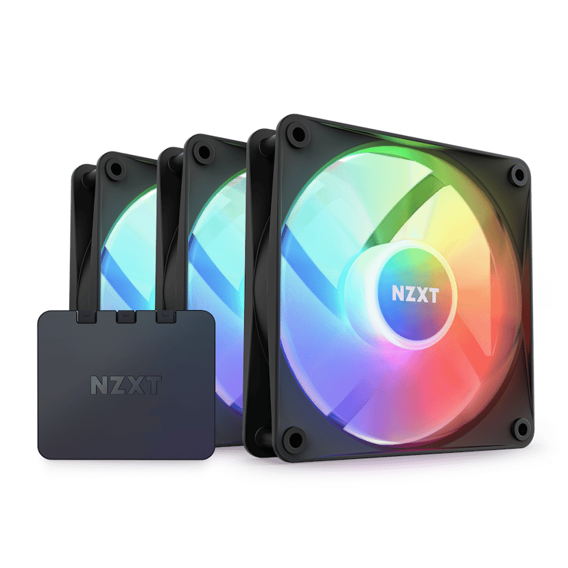 NZXT NZXT F120 RGB Core 120MM 3 P W/Controller Vifte Svart