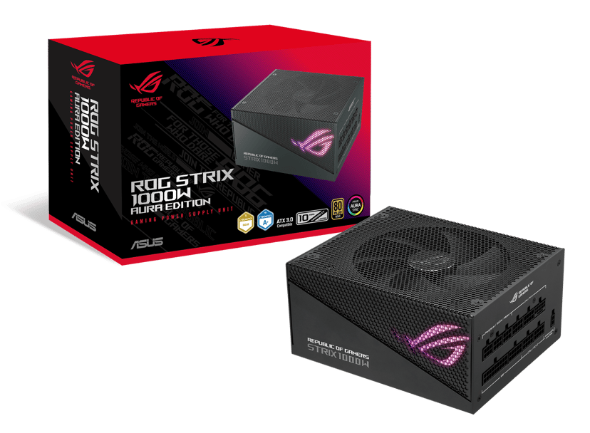 ASUS ROG Strix Gold Aura 1000W ATX 80 PLUS Gold Voeding
